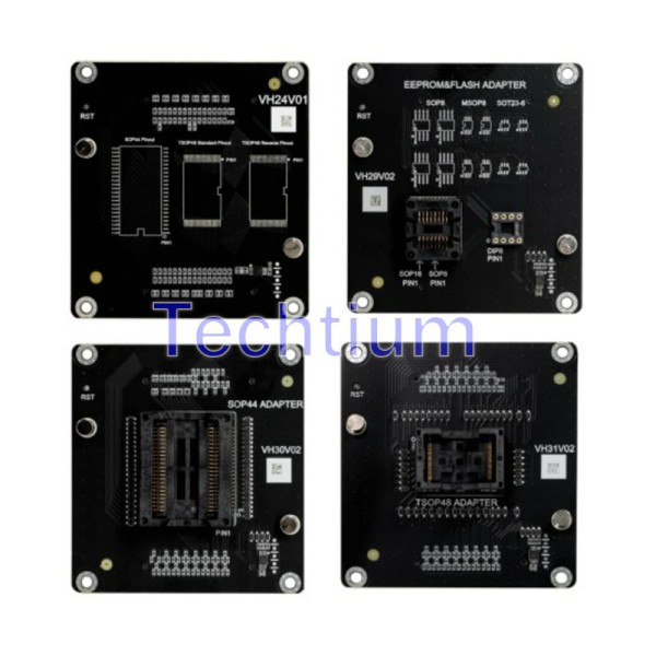 Xhorse Multi Prog Programmer Adapters XDMP04GL VH24 SOP44 TSOP48 + XDMP05GL VH29 EEPROM FLASH + XDMP06GL VH30 SOP44 + XDMP07GL VH31 TSOP48